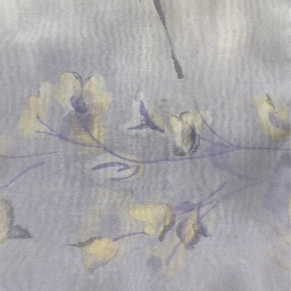 VTG JAGO Very Unique Oblong Scarf with delicate floral design EC - Picture 14 of 15